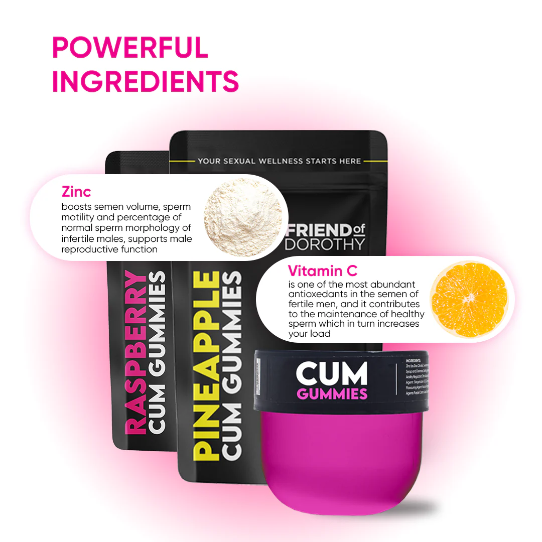 RASPBERRY GUMMIES – VOLUME, VITALITY + MALE WELLNESS SUPPORT - Image 3